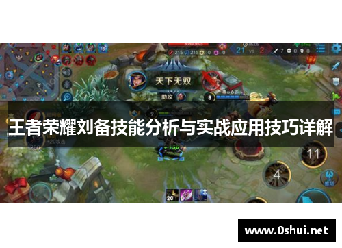 王者荣耀刘备技能分析与实战应用技巧详解